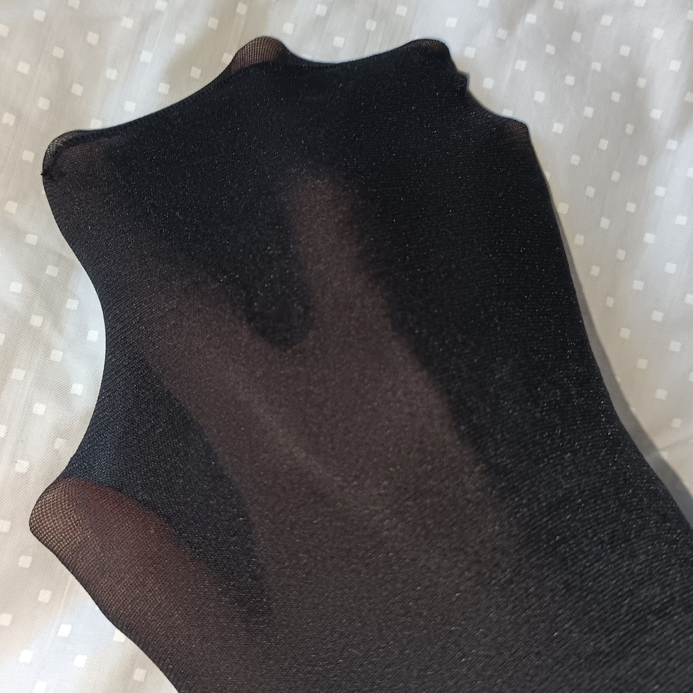 Women's Hosiery Bundle - 9 Pair. Black, charcoal & navy. Opaque & Sheer. - Picture 4 of 9
